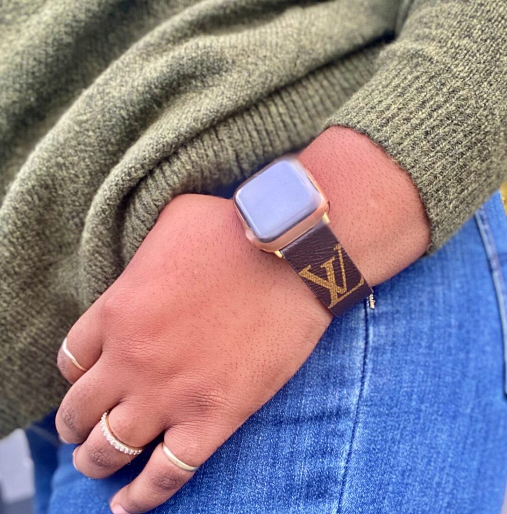 Gift Ideas: LV Upcycled Watch Band – Finding Diamond